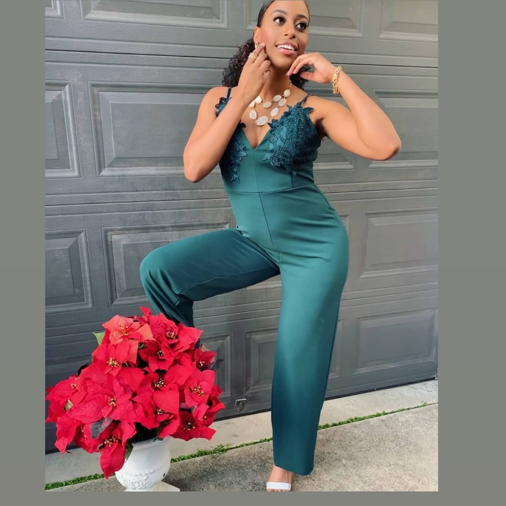 Chic Green Jumpsuit